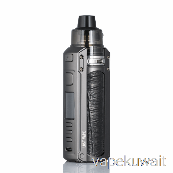 نظام جراب Vape Ursa Quest بقوة 100 وات من Lost Vape، مصنوع من المعدن المعدني / الجلد المنقوش